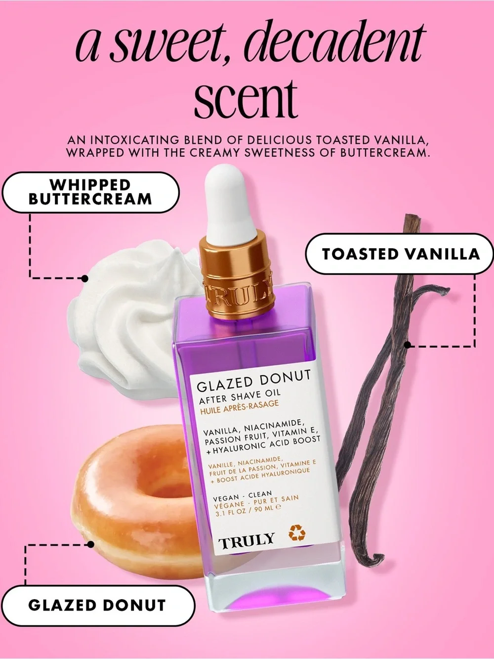 TRULY Glazed Donut After Shave Oil